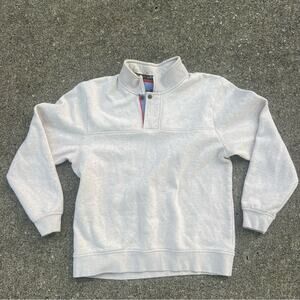 Orvis Light Gray Quarter-Zip Sweatshirt